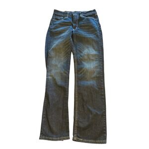 Levi's 514 Straight Fit Jeans Mens W32 L32‎ Dark Wash Denim Waterless Jeans